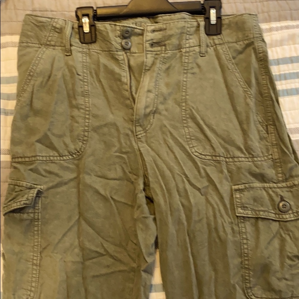 American Eagle Army Green Cute Cargo Pants
